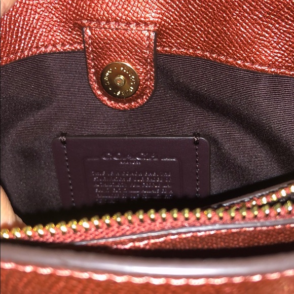 Coach mini satchel. Red gunmetal - Picture 6 of 7